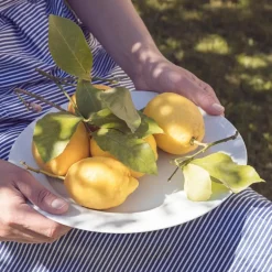 Rhombe tallerken 27 cm hvit