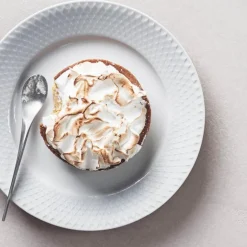 Rhombe tallerken 21 cm hvit