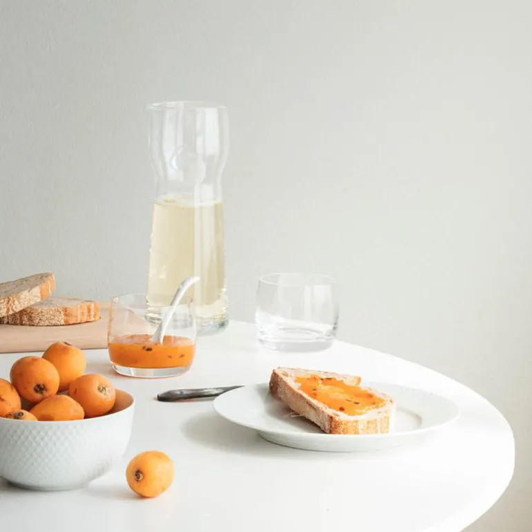 Rhombe tallerken 21 cm hvit