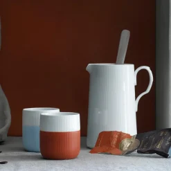 Riflet Contrast krus 35 cl lys blå