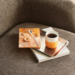 Riflet Contrast Marmor krus 35 cl ildgul