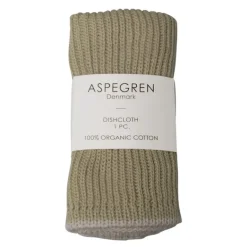 Ripple kjøkkenklut strikket 26x26 cm pampas