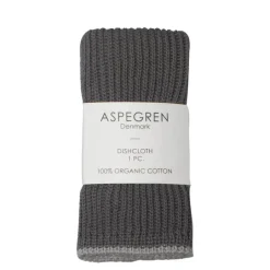 Ripple kjøkkenklut strikket 26x26 cm flint gray