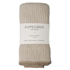 Ripple kjøkkenklut strikket 26x26 cm birch