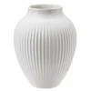 Ripple vase 12,5 cm hvit