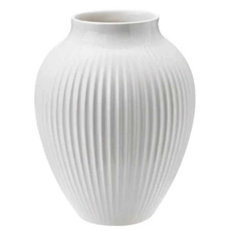 Ripple vase 12,5 cm hvit