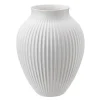 Ripple vase 27 cm hvit