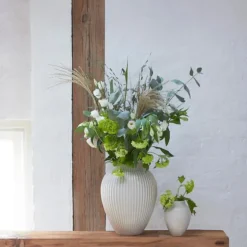 Ripple vase 35 cm hvit