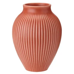 Ripple vase 27 cm korall