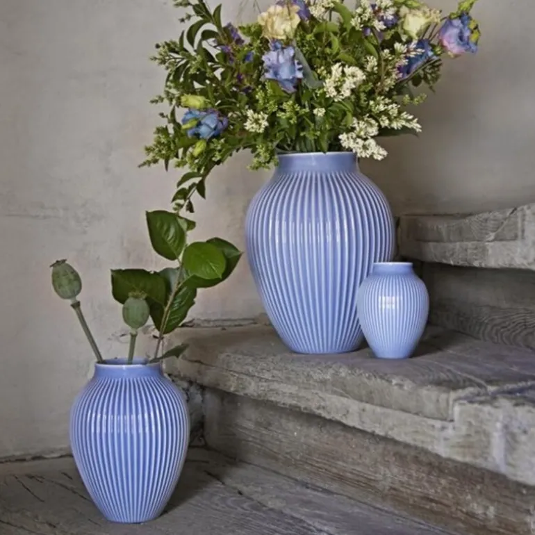 Ripple vase 20 cm lavendel