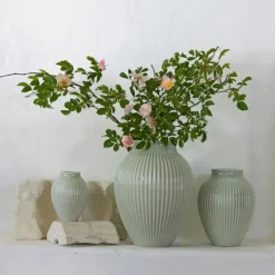 Ripple vase 12,5 cm mint