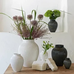 Ripple vase 12,5 cm svart