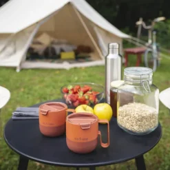 Rise kopp 41 cl med flipplokk Autumn Glaze