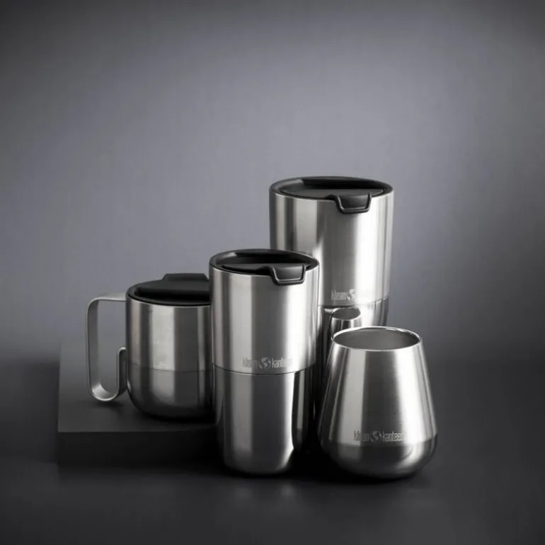 Rise kopp 41 cl med flipplokk børstet stål