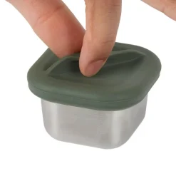 Rise snackboks 8 cl børstet stål