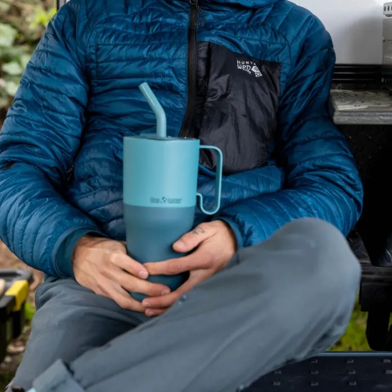 Rise Tumbler 77 cl med sugerørslokk Brittany Blue