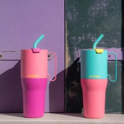 Rise Tumbler 77 cl med sugerørslokkTurquoise Kaleidoscope