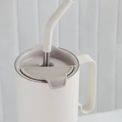 Rise Tumbler 77 cl med sugerørslokk Barely Blue