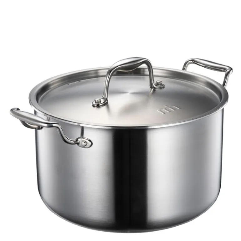 Rix Circle gryte 6,5L blankt stål