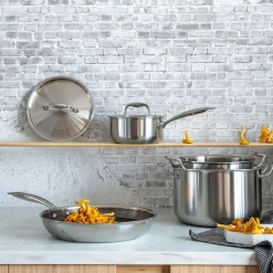 Rix Circle gryte 1,6L blankt stål