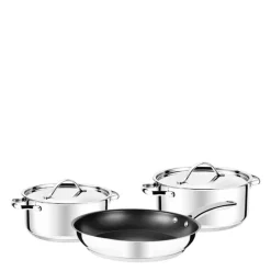 Rix grytesett 3 deler blank