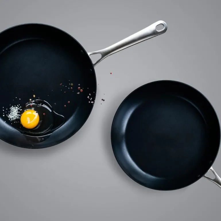 Rix stekepanne sett 2 deler 22+28 cm svart