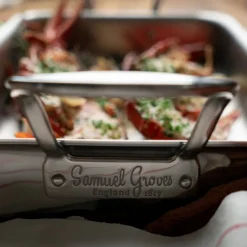 Roaster ildfast form 28x18 cm rustfritt stål