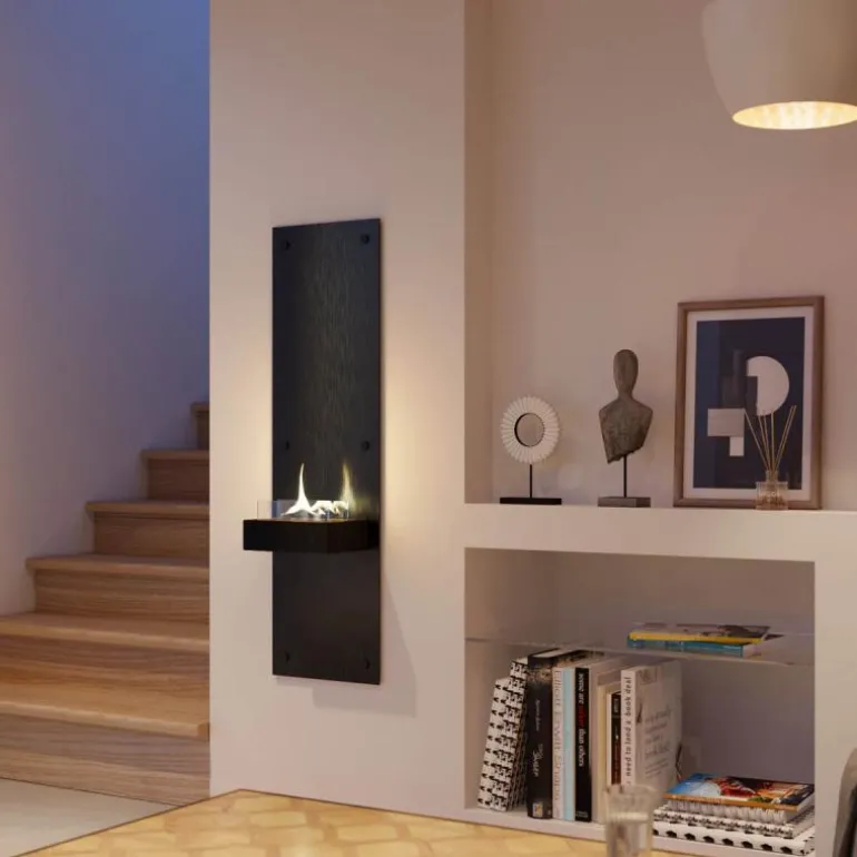 Rock vegghengt peis 90 0,5L svart