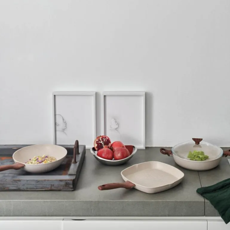 Rock'N'Rose stekepanne 28 cm rosa