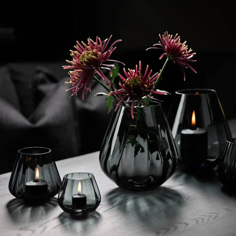 Rocks lykt xo 19x22 cm koksgrå