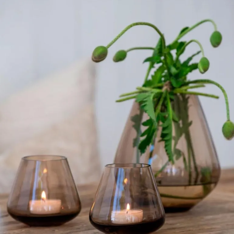 Rocks telykt/vase 12 cm topaz