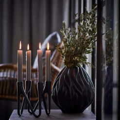 Roots lysestake Roots 4 armer svart