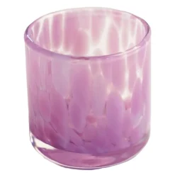 Rosa sløyfe telykt 6 cm