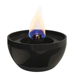 Rose bordlykt 14 cm svart