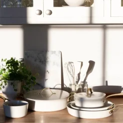 Royal Pearl stekepanne 24 cm hvit