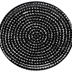 Räsymatto plywood brett 31 cm hvit/svart