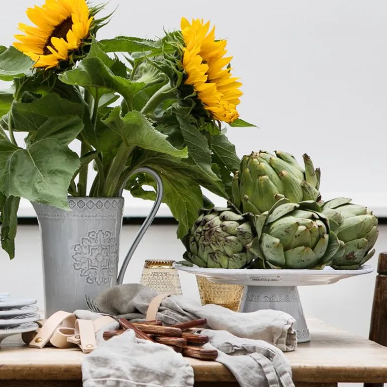 Rua Nova kakefat 28 cm antikkhvit