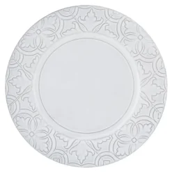 Rua Nova tallerken flat 28 cm antikkhvit