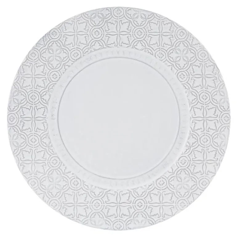 Rua Nova tallerken/fat 34 cm antikkhvit