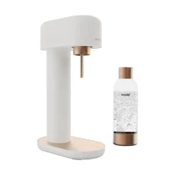 Ruby 2 kullsyremaskin uten sylinder hvit/kobber