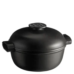 Rund gryte cocotte 4L 30x27 cm mørkegrå