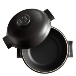 Rund gryte cocotte 4L 30x27 cm mørkegrå