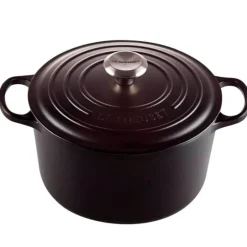 Rund støpejernsgryte 5L/24 cm matte black