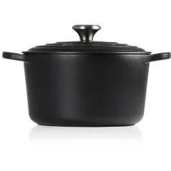 Rund støpejernsgryte 5L/24 cm matte black