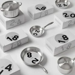 Rustfri kjele 0,5L 12 cm grå