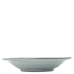 Rustic dyp tallerken 25 cm grå/blå