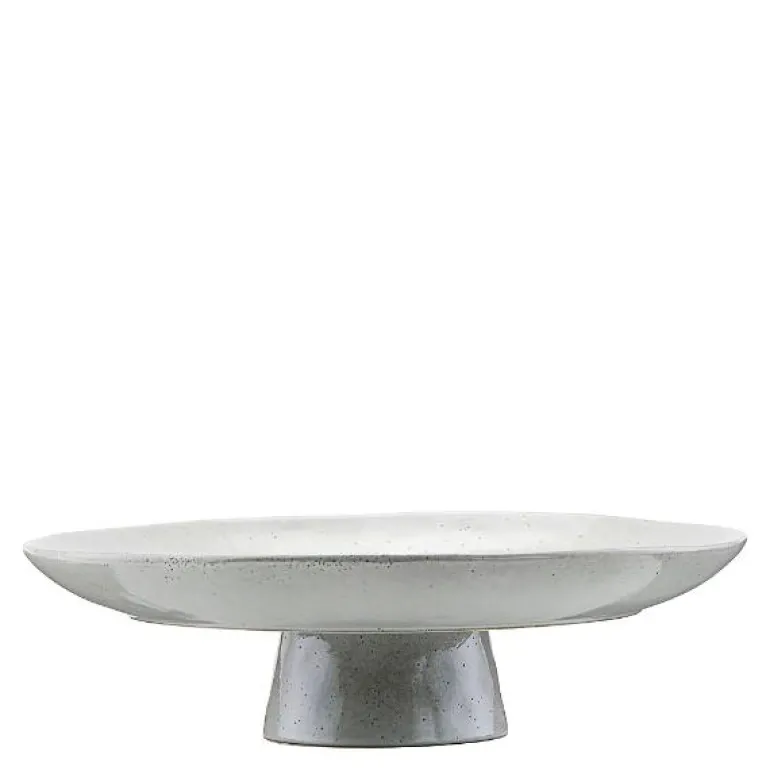 Rustic kakefat 32 cm grå/blå