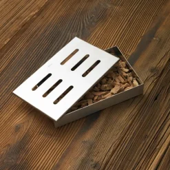 Røykboks til grill 21,5x13,5x3,5 cm 18/10 stål