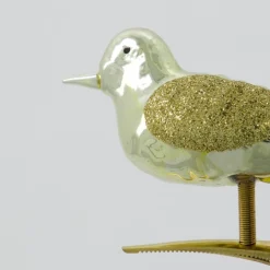 Safar juletrepynt 17 cm 4 stk gull