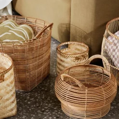 Safi kurv sett 2 stk natural